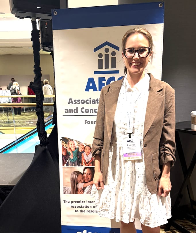 Managing partner Lauren N. Leffler at the AFCC annual conference in Seattle